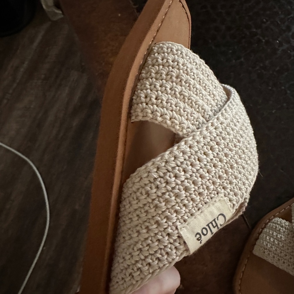 Chloe Woody Sandal Size 42